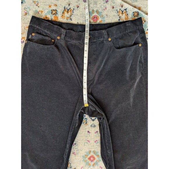 Vintage 90's Ralph Lauren Lauren Jeans Co Black Bootcut‎ Corduroys - 16 - Picture 7 of 13